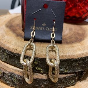 Brand New| Golden Chain Link Earrings
